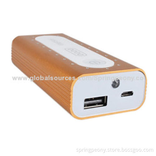 2014 Newest High-quality Mobile Power Bank for Promotional Gifts, 5V/1A Input Voltage/Current